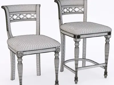 verona mobili chairs 3D model