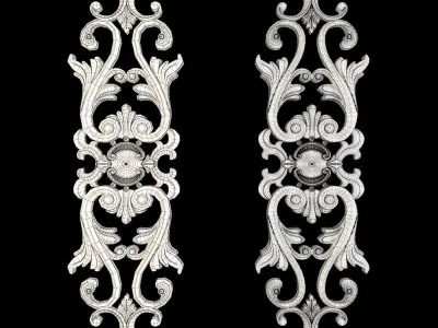 Decorative Ornaments - 06 3D model