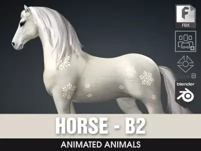 Horse-B2 3D model