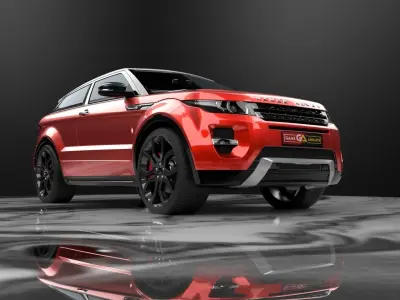 Range Rover Evoque  Realistic 3D Car Model  Low-poly 3D model