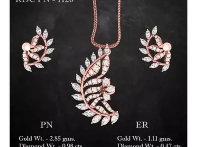Pendant Earrings combo - 1120 3D print model