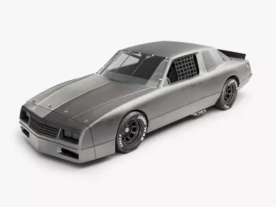 1986 Chevy Monte Carlo - Stock Car 3D model