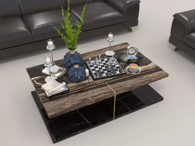 Modern Sofa and Armchair 3 3D model