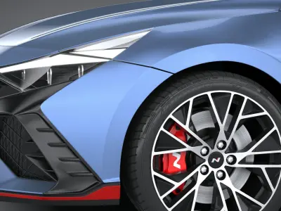 Hyundai Elantra N 2022 3D model
