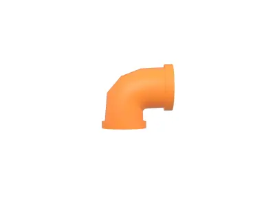 Pipe v7 005 Low-poly 3D model