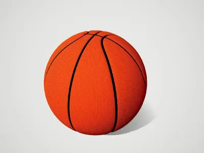 Basketball ball 3D model 4