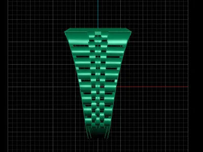 Print Ready STL 3DM  Gents Rings Diamond Men Ring  3D print model 225