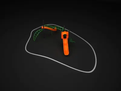 Teenagers Outdoors Toys 3D model