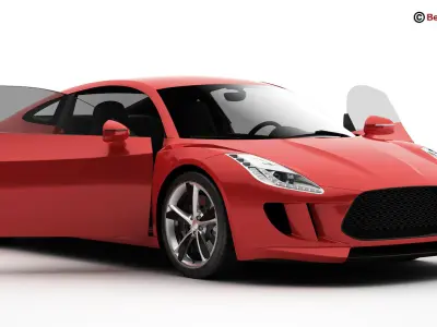 Generic Sports Car 3D model