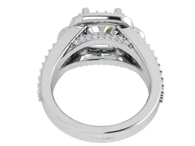 Halo Split Shank Ring 4317 3D print model