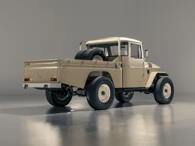 Toyota FJ45 Restomod Vintage Style 3D model