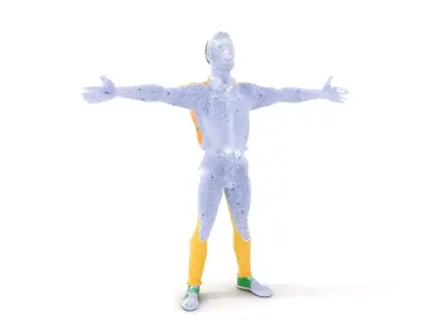 Colorful Character model pack Low-poly 3D model