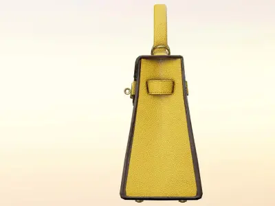 Woman Handbag Low-poly 3D model