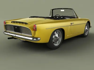 Renault Alpine A108 Convertible 3D model