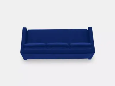 FRIHETEN 3-seat sofa-bed Low-poly 3D model