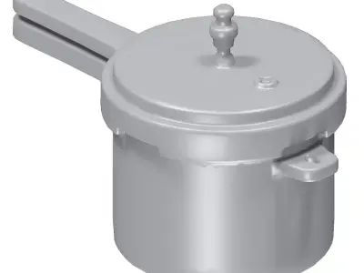 Games Cooker Toy Low-poly 3D model