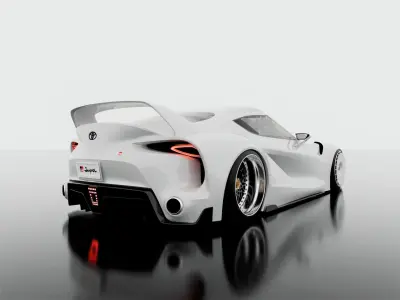 custom toyota supra mk5 3D model