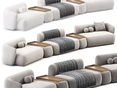  Rene SECTIONAL SOFA 3D model