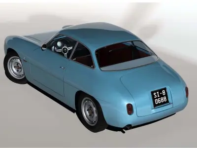 1960 Alfa Romeo Giulietta SZ 3D model