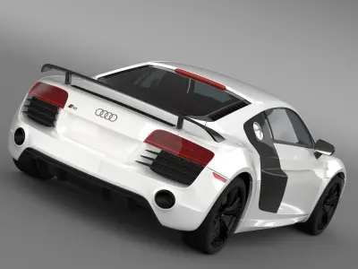 Audi R8 Competition 2015 3D model