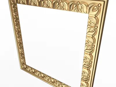Classic Frame 028 Low-poly 3D model