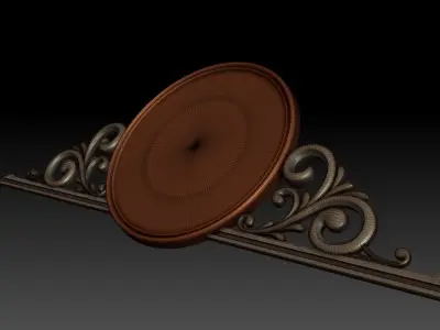 Mirror ornate frame 3D model