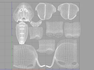 Elephant Low-poly 3D model