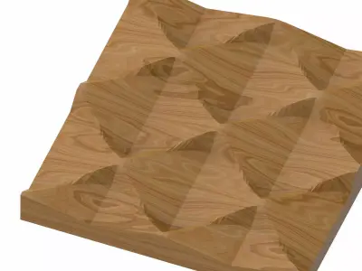 Decorative panel STL 3D model 49