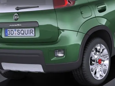 Fiat Panda 4x4 2013 VRAY 3D model