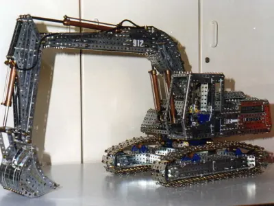 Meccano Excavator Free 3D model