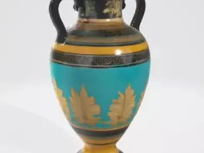 Modern Decorative Vase 3D Model Realistic and Detailed 3D model