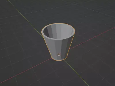trash bin Free low-poly 3D model order