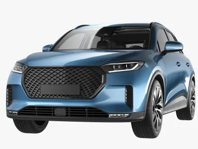 Generic Hybrid SUV 3D model