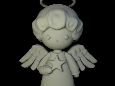 Christmas Angel  3D print model