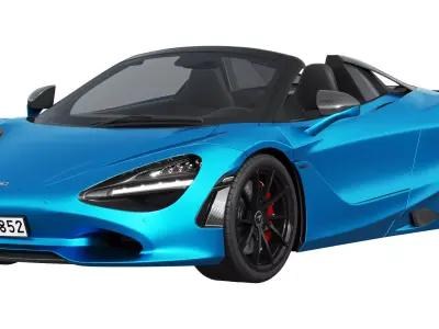 McLaren 750S Spider 3D model
