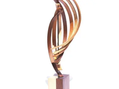 Glenoe The Climb by Jackson Wright Wood Sculpture 3D model