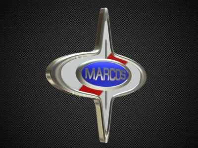 marcos logo 3D model