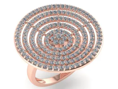 light weight gold diamond rings-C111116SKCH2026056-wt-10-15 3D print model