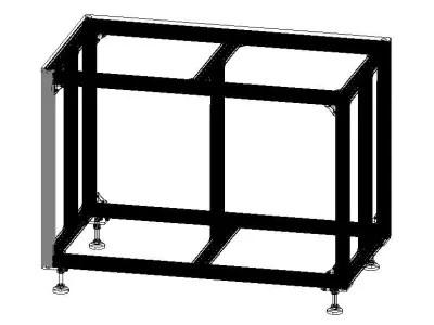 Aluminum Extrusion Workstation WL712 3D model