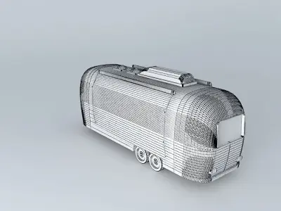 Airstream Caravan Dummy Free 3D model