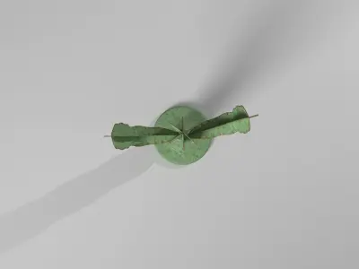 Ransome Metal Cactus Sculpture 3D model