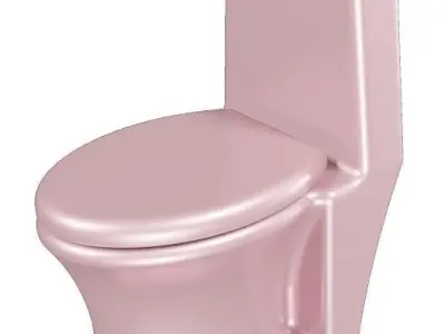 Fabulous Sanitary Ware Low-poly 3D model