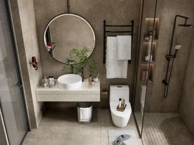Bathroom 112 3D model