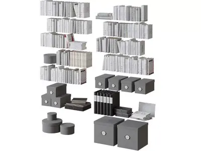 Books BLENDER 3D Model Cycles 3D model