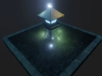 lantern3d model 3D model