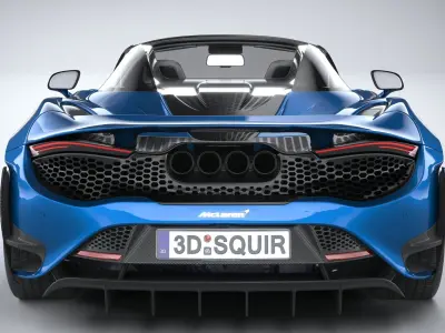 McLaren 765LT Spider 2022 3D model
