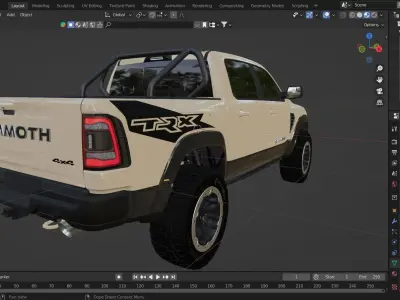 2023 Dodge RAM 1500 TRX RAMMOTH 3D model