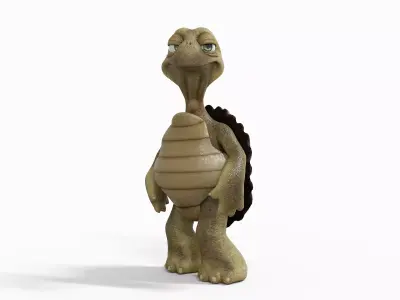 Tortoise Rigged Animated Low-poly 3D model