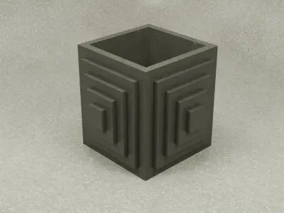 VASE 001 3D print model 3D print model