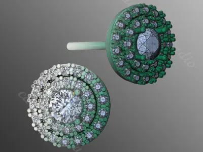 Earrings od58 3D print model